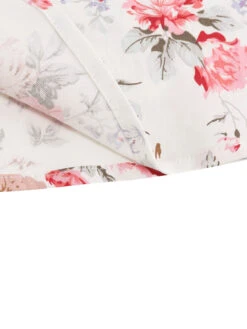 1950s Floral Lace-Up Shoulder V-Neck Swing Dress 39 1950s Floral Lace-Up Shoulder V-Neck Swing Dress -Candi Clothing Shop SCHL000114 W 6