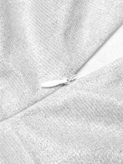 Silver 1960s Spaghetti Strap Sparkling Mini Dress 12 Silver 1960s Spaghetti Strap Sparkling Mini Dress -Candi Clothing Shop SCHL000370 5 compressed