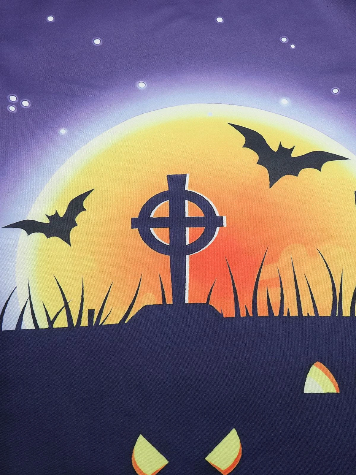 Deep Purple 1950s Halloween V-Neck Swing Dress 6 Deep Purple 1950s Halloween V-Neck Swing Dress - Image 6