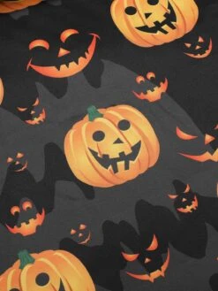 1950s Halloween Pumpkin Bow Tie Dress -Candi Clothing Shop SCHL000826 6 compressed