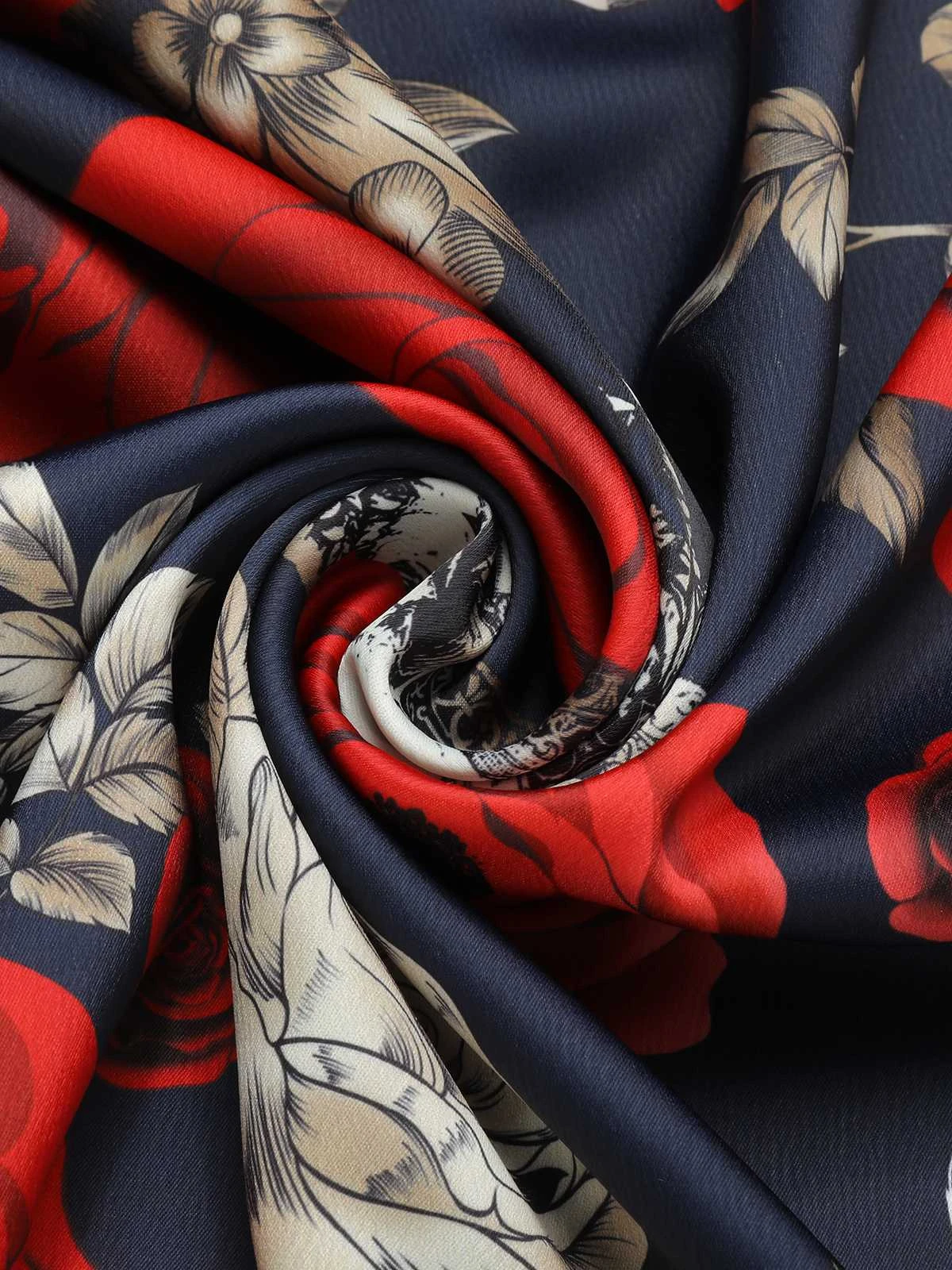 Black 1950s Sweetheart Skeleton Rose Swing Dress 7 Black 1950s Sweetheart Skeleton Rose Swing Dress - Image 7