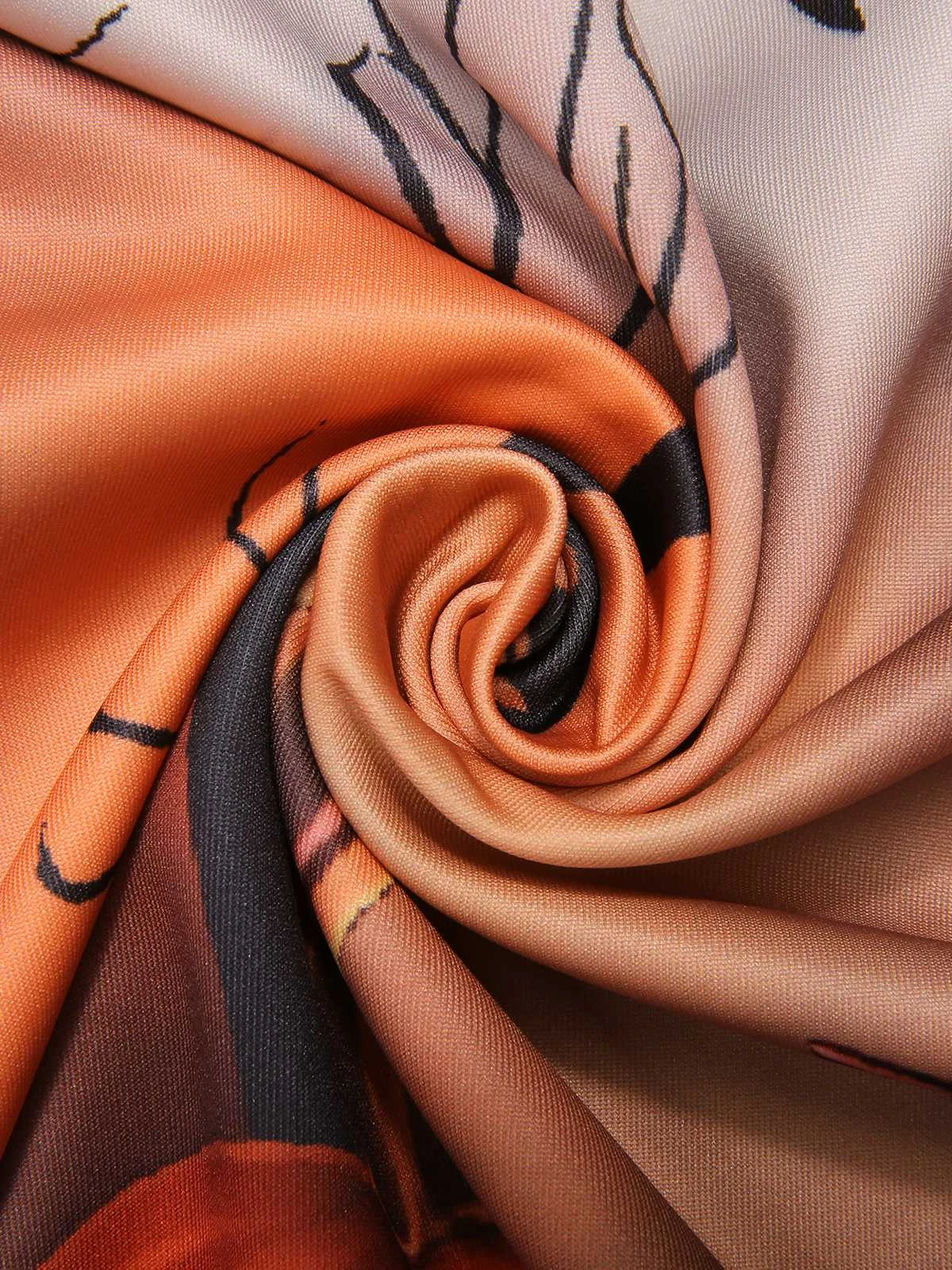 Black 1950s Halloween Pumpkin Swing Dress 6 Black 1950s Halloween Pumpkin Swing Dress - Image 6