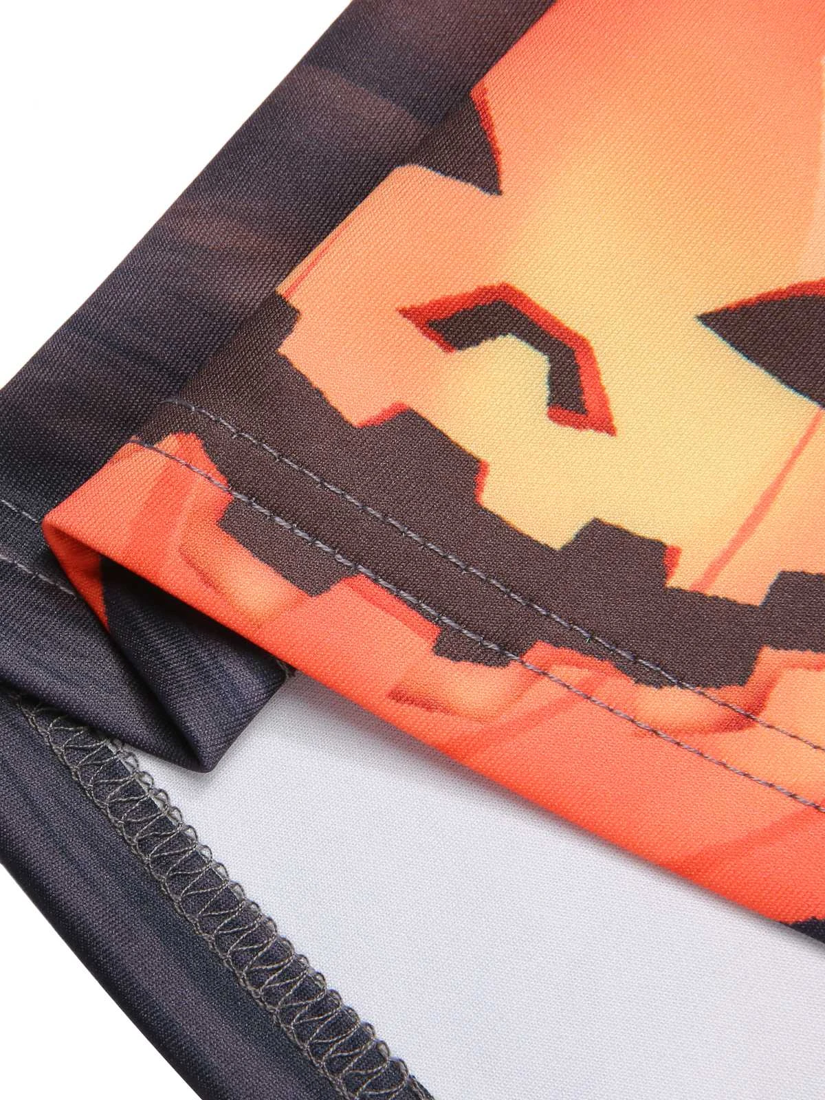 Black 1950s Halloween Pumpkin Swing Dress 7 Black 1950s Halloween Pumpkin Swing Dress - Image 7