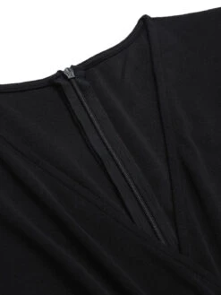 1950s Halloween Flounce Sleeve Swing Dress 11 1950s Halloween Flounce Sleeve Swing Dress -Candi Clothing Shop SCHL001005 4