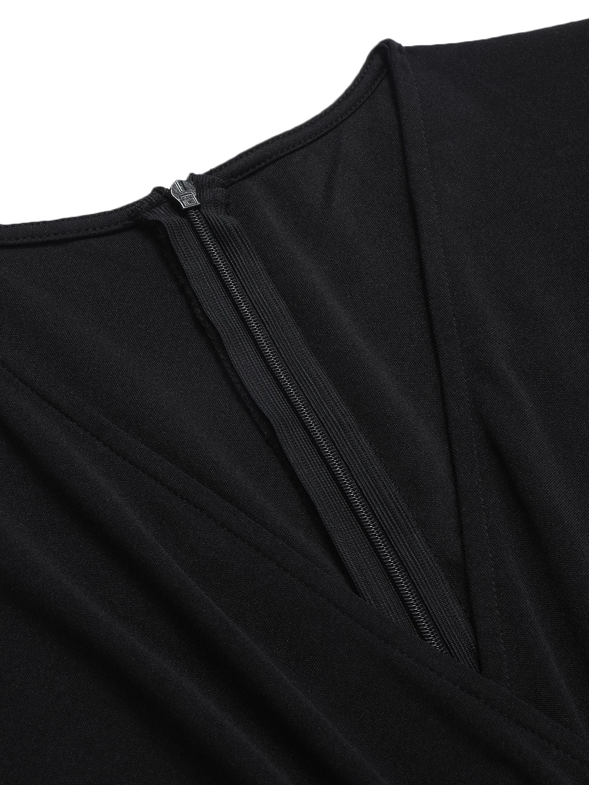 1950s Halloween Flounce Sleeve Swing Dress 5 1950s Halloween Flounce Sleeve Swing Dress - Image 5