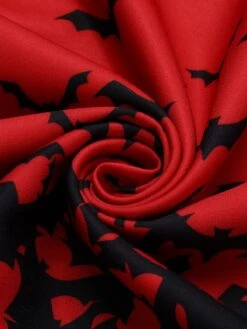 1950s Halloween Flounce Sleeve Swing Dress 13 1950s Halloween Flounce Sleeve Swing Dress -Candi Clothing Shop SCHL001005 6