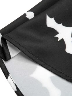 Black 1950s Halloween Spaghetti Strap Bat Dress -Candi Clothing Shop SCHL001020 6 compressed