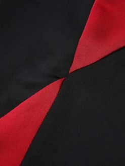 Black & Red 1930s Halloween Fishtail Strap Dress 12 Black & Red 1930s Halloween Fishtail Strap Dress -Candi Clothing Shop SCHL001038 5