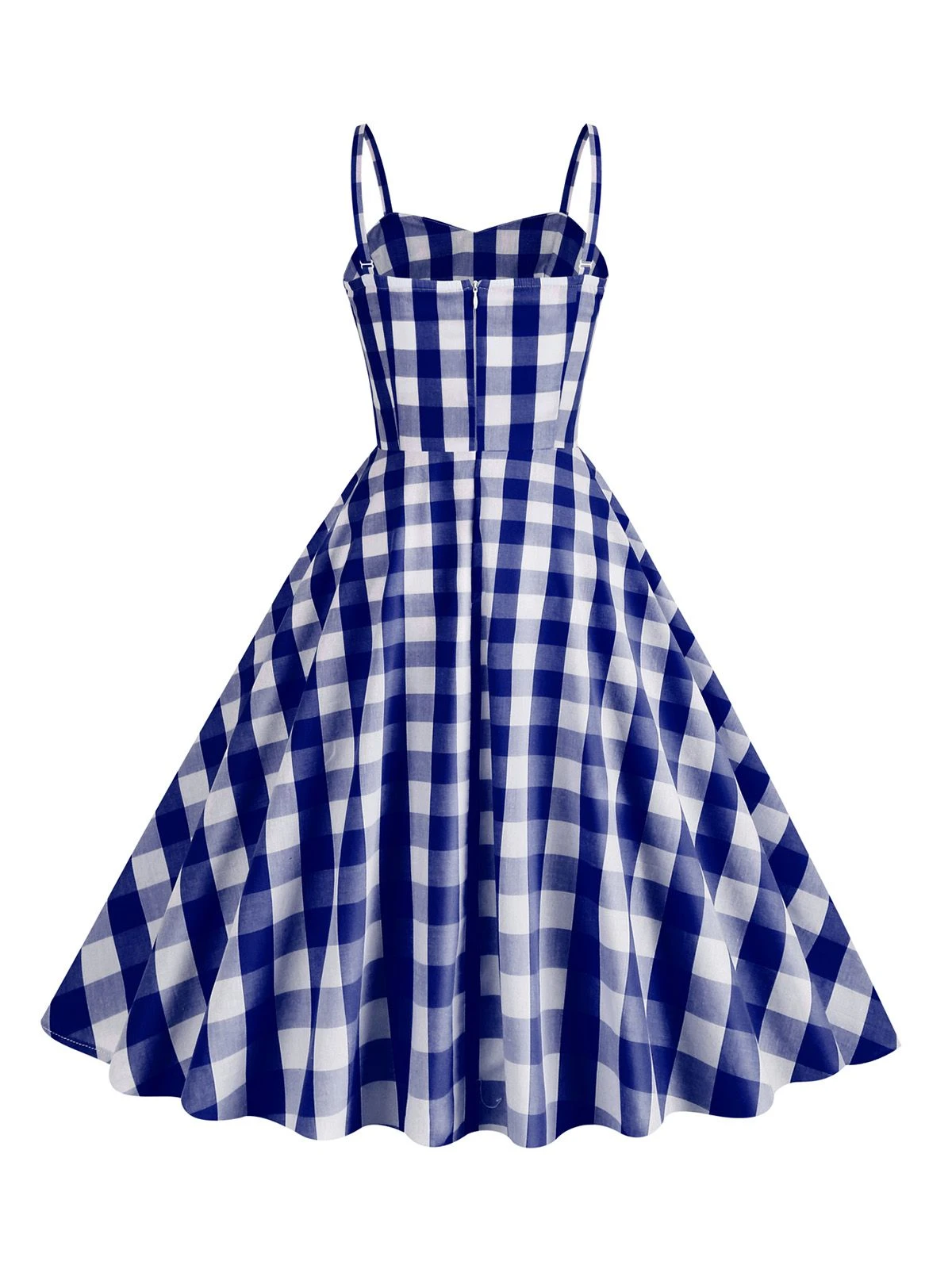 1950s Plaid Strap Swing Dress 10 1950s Plaid Strap Swing Dress - Image 10