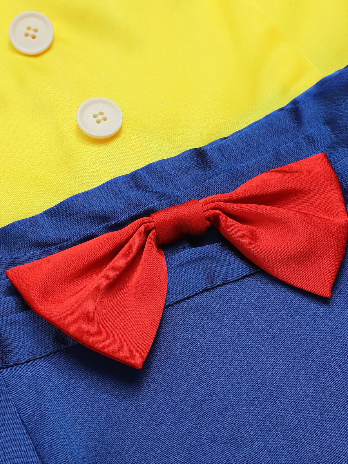 Yellow & Blue 1960s Bow Strap Pencil Dress 5 Yellow & Blue 1960s Bow Strap Pencil Dress - Image 5