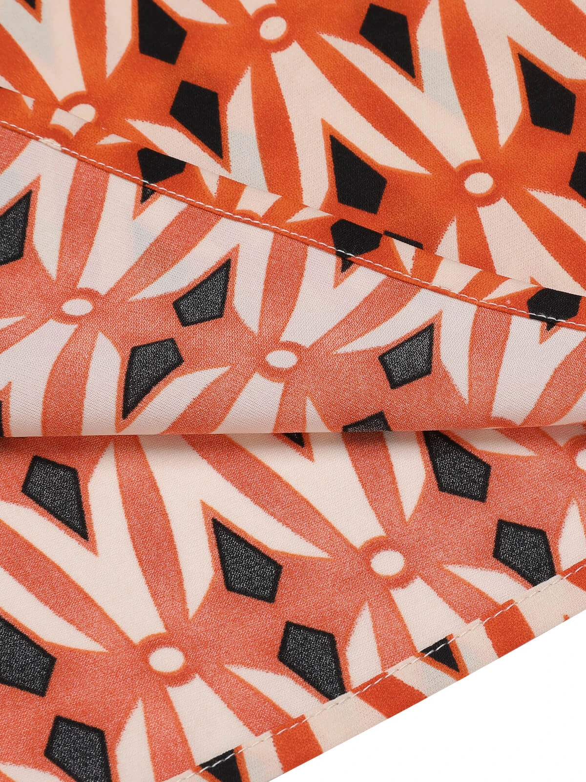 2PCS 1960s Orange Blouse & Tweed Mini Dress 10 2PCS 1960s Orange Blouse & Tweed Mini Dress - Image 10