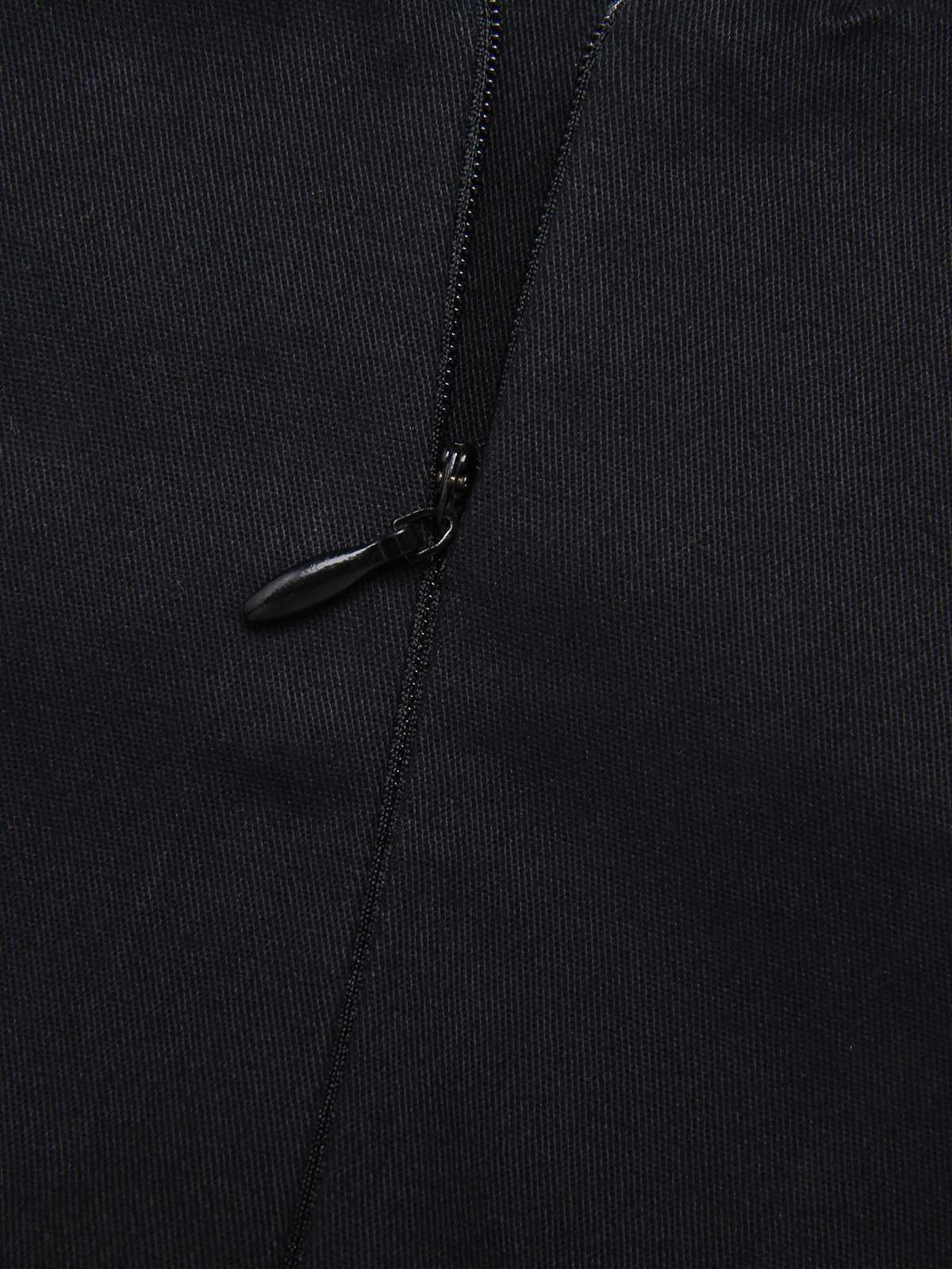 Black & Orange 1950s 3D Butterflys Cloak Dress 6 Black & Orange 1950s 3D Butterflys Cloak Dress - Image 6