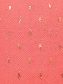 Coral Pink 1950s V-Neck Sequin Dress -Candi Clothing Shop SCHL002377 4