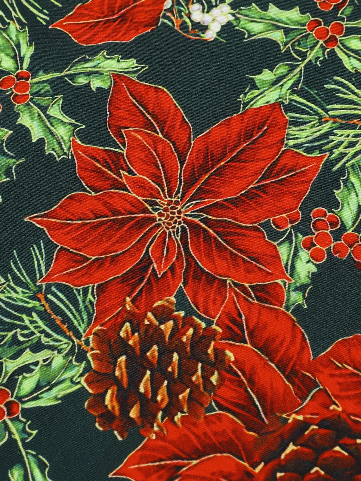 Green 1950s V-Neck Floral Patchwork Dress 7 Green 1950s V-Neck Floral Patchwork Dress - Image 7