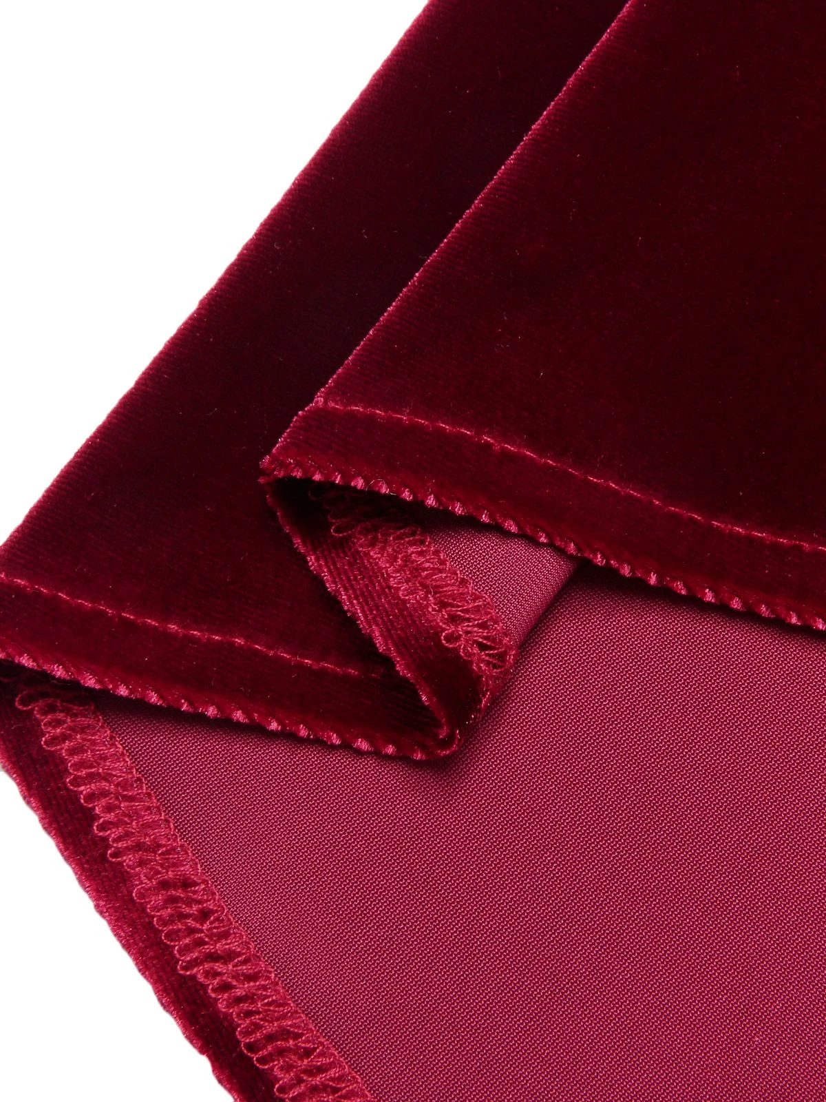 Red 1950s Velvet Polka Dot Lined Bow Dress 7 Red 1950s Velvet Polka Dot Lined Bow Dress - Image 7