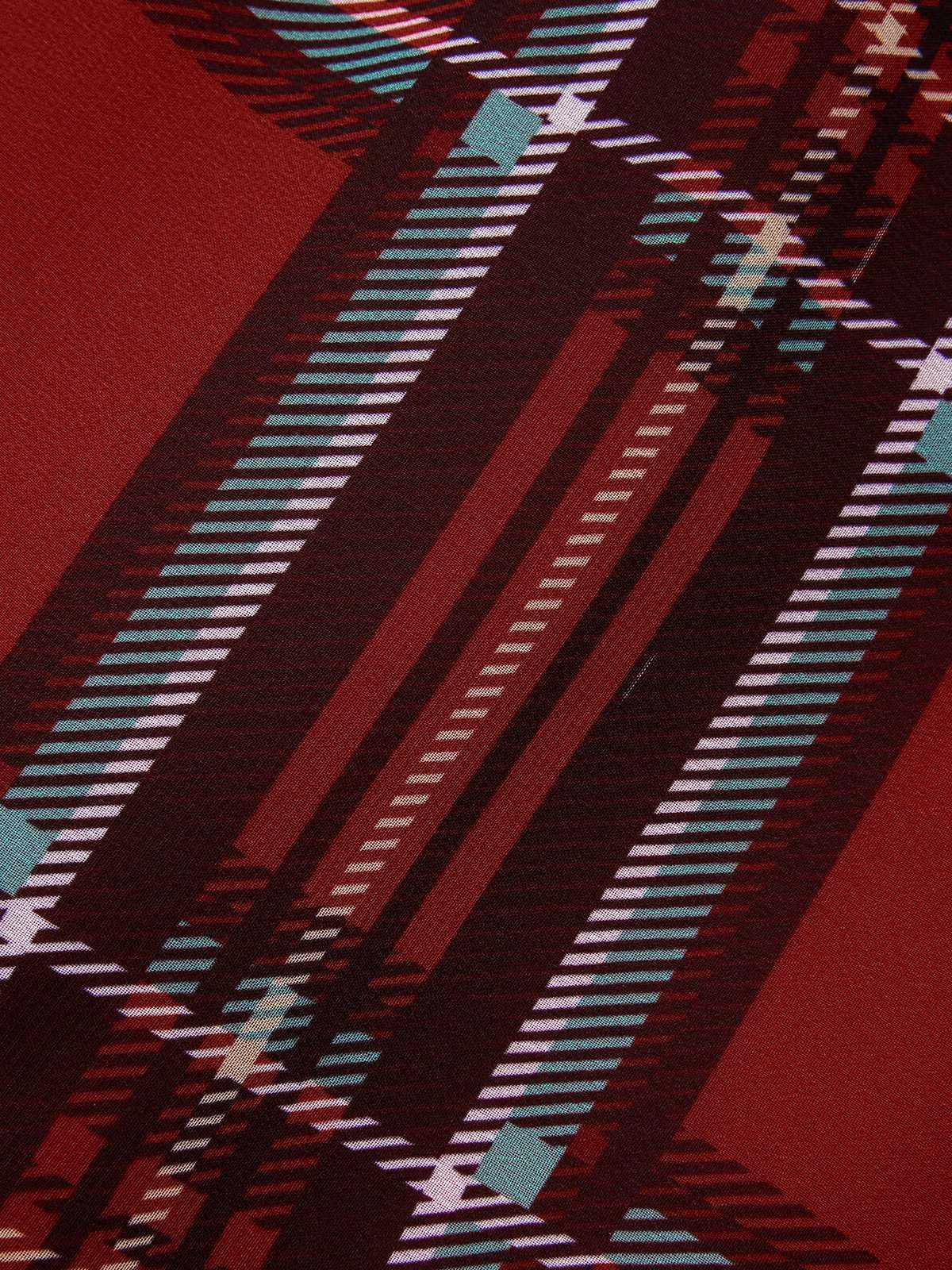 Red 1950s Christmas Plaid Girdle Dress 7 Red 1950s Christmas Plaid Girdle Dress - Image 7