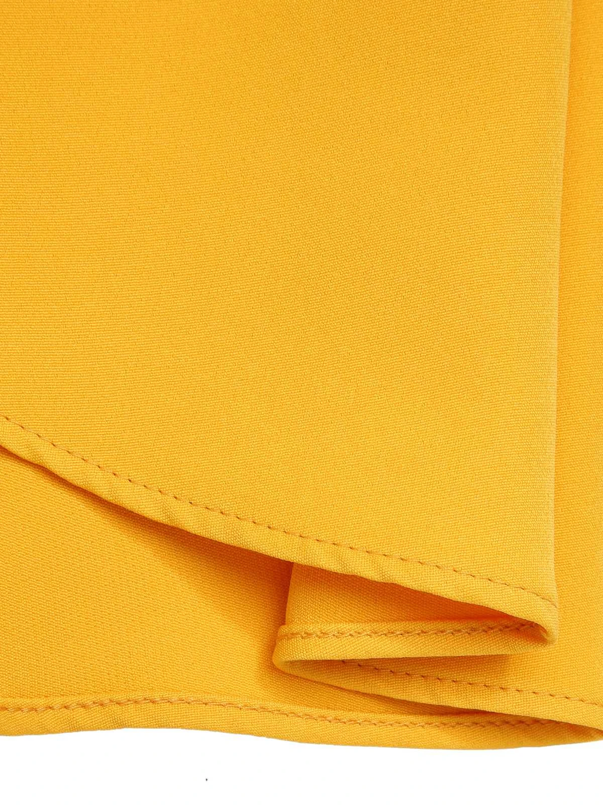 Yellow 1950s Polka Dots Button Dress 7 Yellow 1950s Polka Dots Button Dress - Image 7