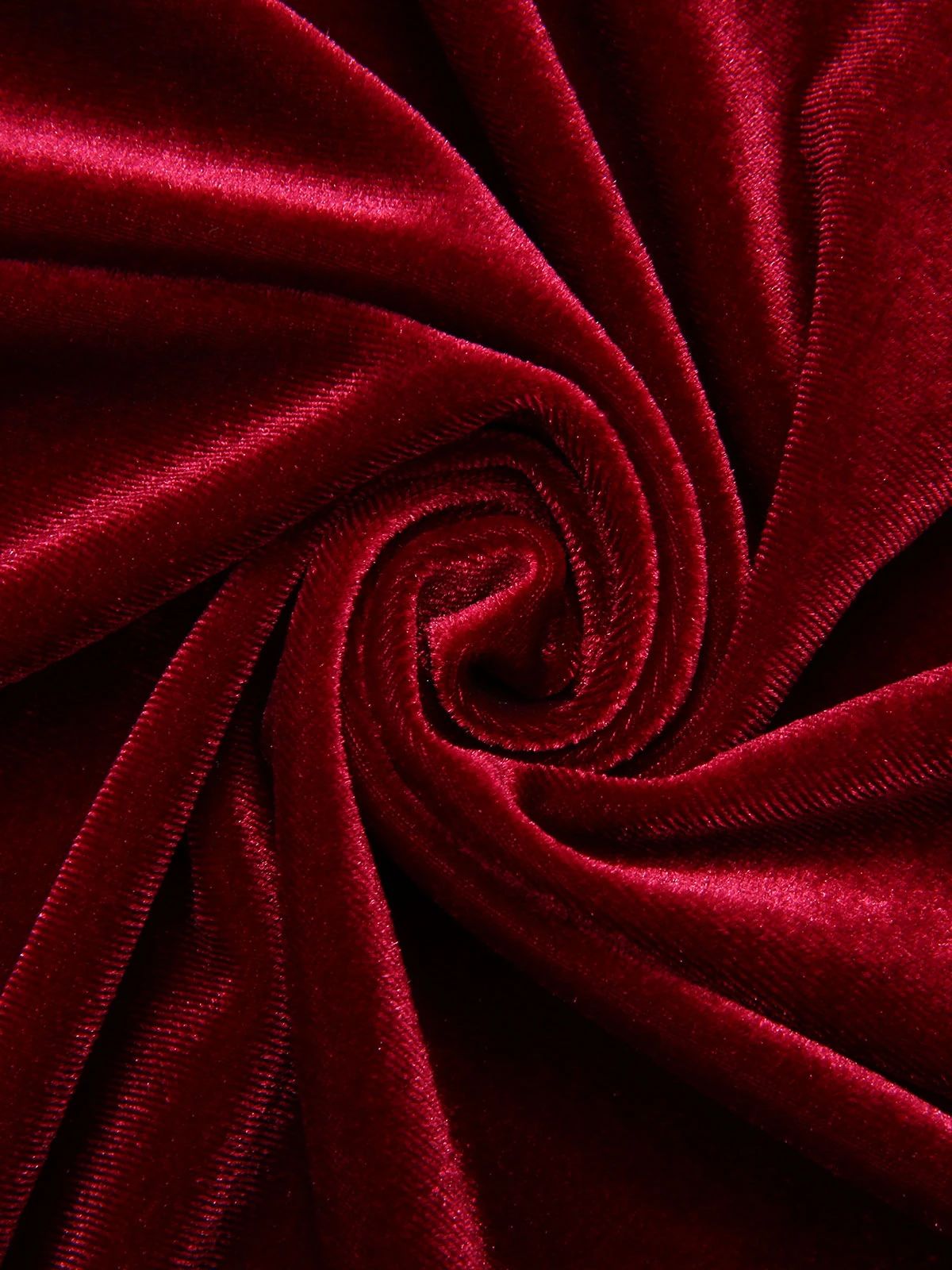 Wine Red 1930s Strap Velvet Mermaid Dress 7 Wine Red 1930s Strap Velvet Mermaid Dress - Image 7