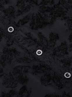 1950s Solid Floral Puff Lace Dress 39 1950s Solid Floral Puff Lace Dress -Candi Clothing Shop SCHL003524 5