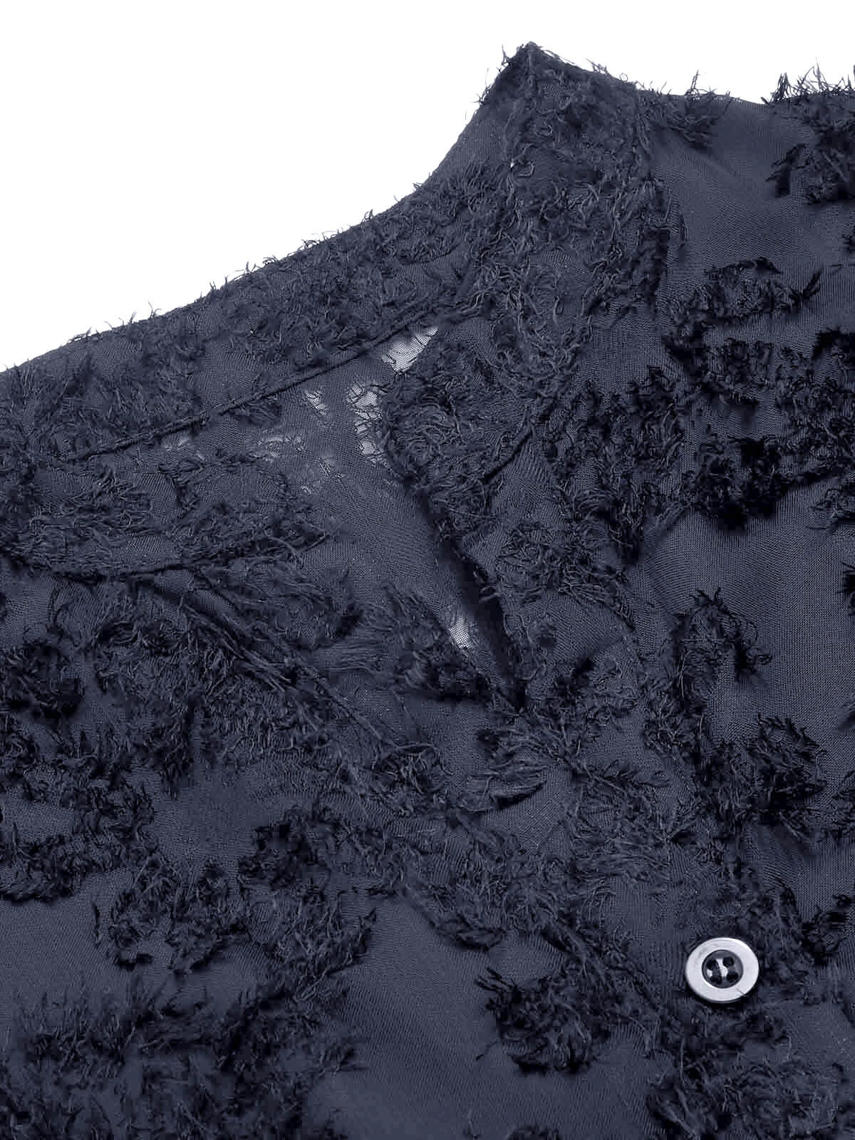 1950s Solid Floral Puff Lace Dress 12 1950s Solid Floral Puff Lace Dress - Image 12