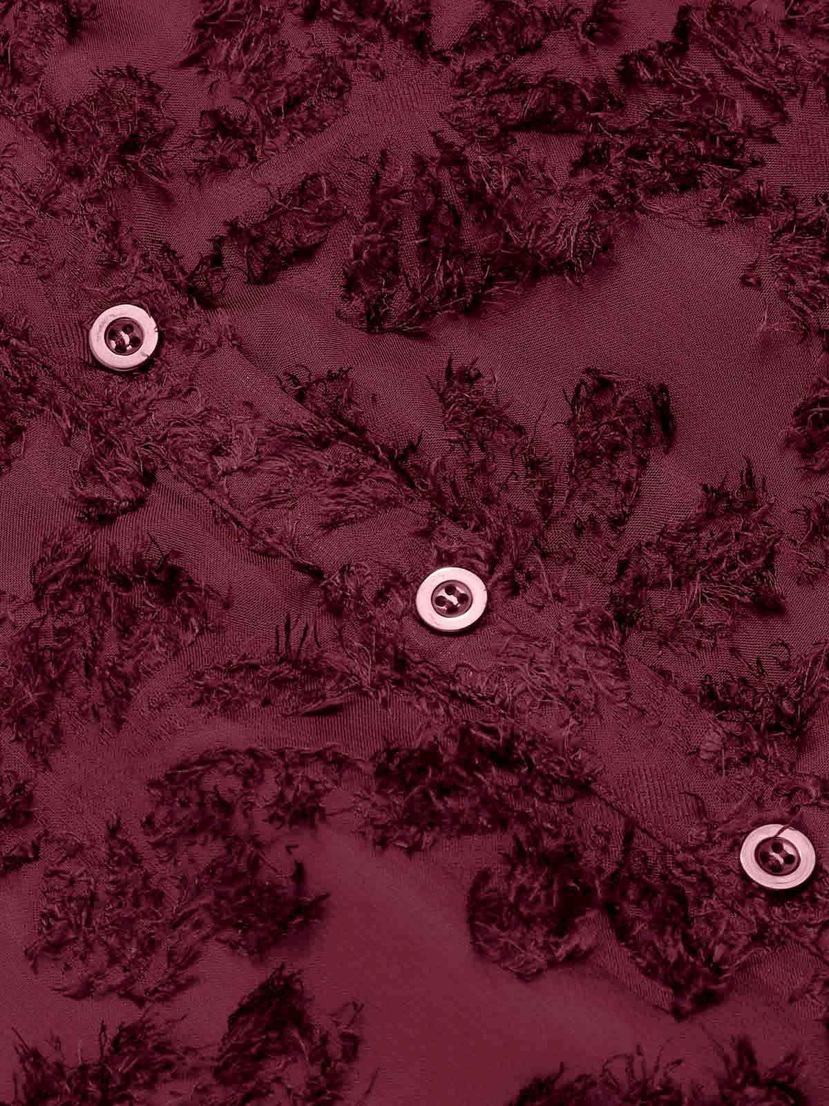 1950s Solid Floral Puff Lace Dress 7 1950s Solid Floral Puff Lace Dress - Image 7