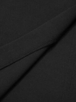 Black 1950s Solid Cold Shoulder Dress -Candi Clothing Shop SCHL003539 5