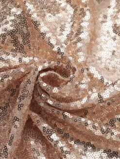 Champagne 1950s Sequined Off-shoulder Dress 12 Champagne 1950s Sequined Off-shoulder Dress -Candi Clothing Shop SCHL003706 5