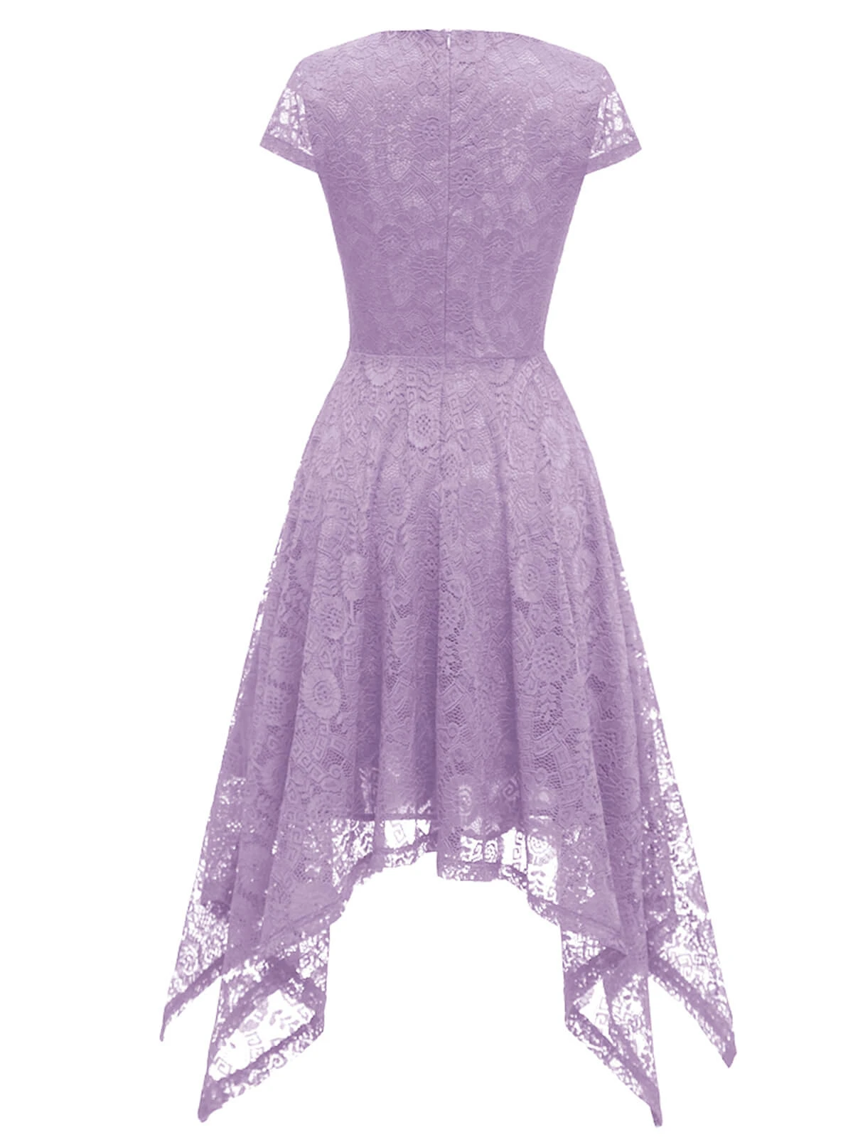 1940s Solid Irregular Hem Dress 17 1940s Solid Irregular Hem Dress - Image 17