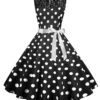 1950s Polka Dot Lace Patchwork Dress