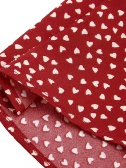 Red 1950s Spaghetti Strap Heart Print Dress 13 Red 1950s Spaghetti Strap Heart Print Dress -Candi Clothing Shop SCHL003762 6 compressed