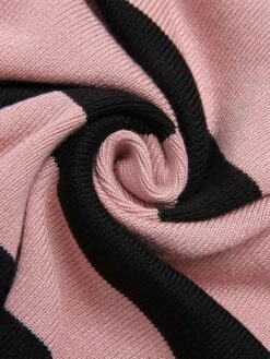 Multicolor 1960s Striped Knit Dress 11 Multicolor 1960s Striped Knit Dress -Candi Clothing Shop SCHL003843 MC 01 6