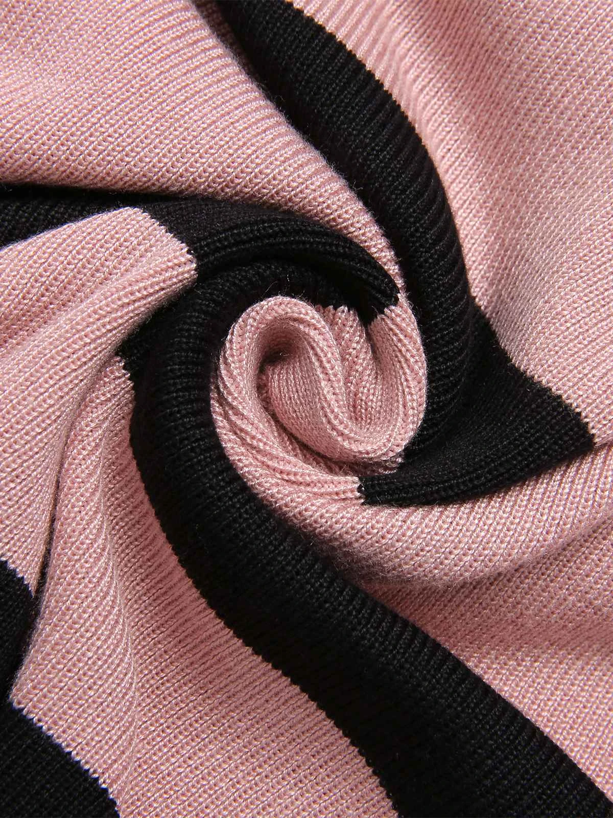 Multicolor 1960s Striped Knit Dress 6 Multicolor 1960s Striped Knit Dress - Image 6