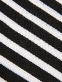 2PCS 1960s Black White Striped Knit Strap Dress & Cardigan -Candi Clothing Shop SCHL003855 B 1 6