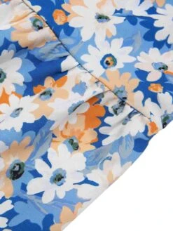 [Pre-Sale] 1960s Oil Painting Daisy Shoulder Tie Dress -Candi Clothing Shop SCHL003862 MC 01 6