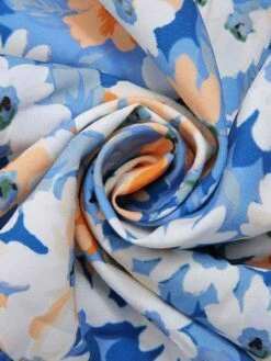 [Pre-Sale] 1960s Oil Painting Daisy Shoulder Tie Dress -Candi Clothing Shop SCHL003862 MC 01 7