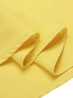 [Pre-Sale] Dark Blue & Yellow 1950s Solid Boat Neck Dress -Candi Clothing Shop SCHL003994 5