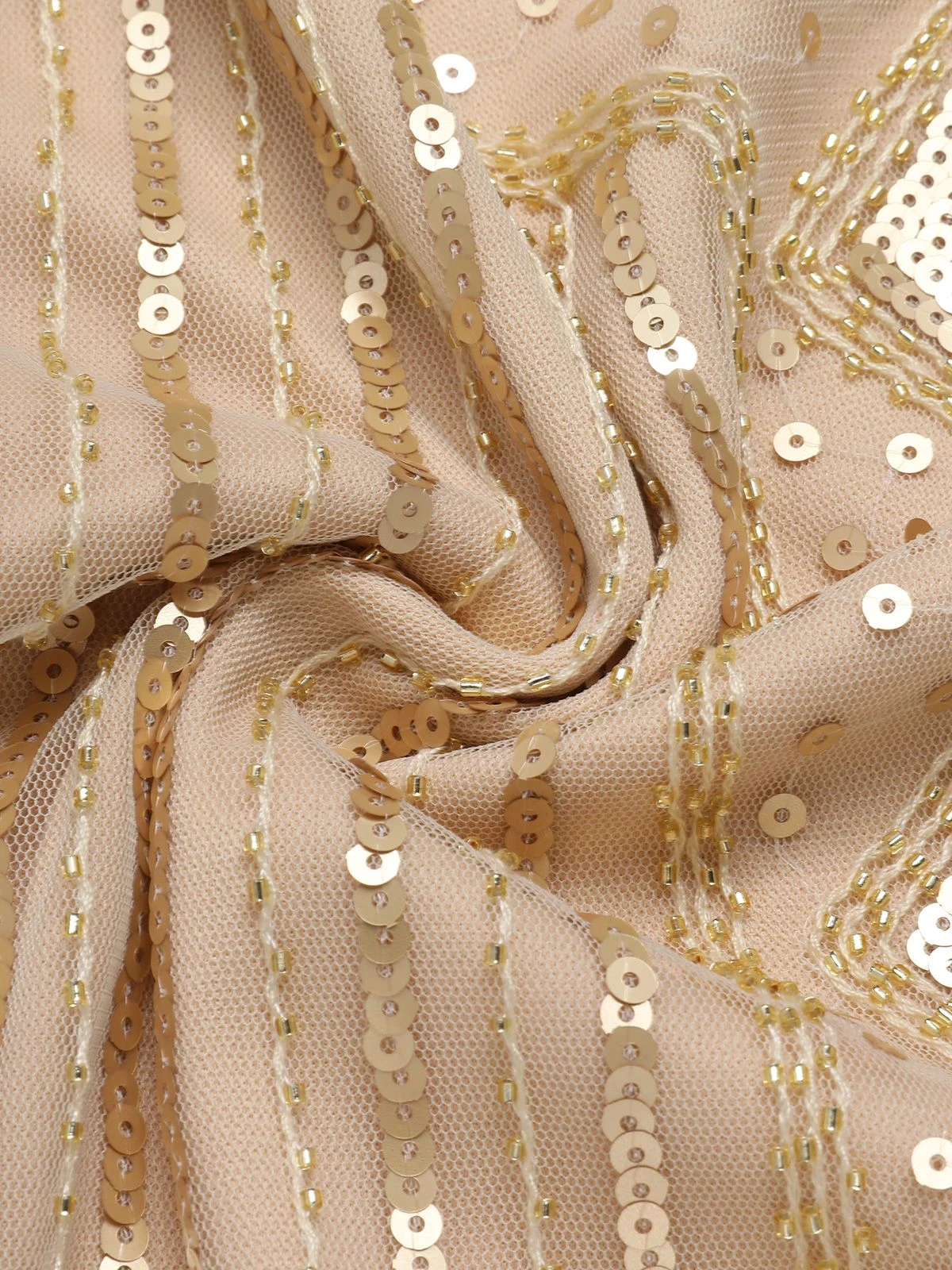 1920s Sequin Beaded Tassel Gastby Dress 4 1920s Sequin Beaded Tassel Gastby Dress - Image 4