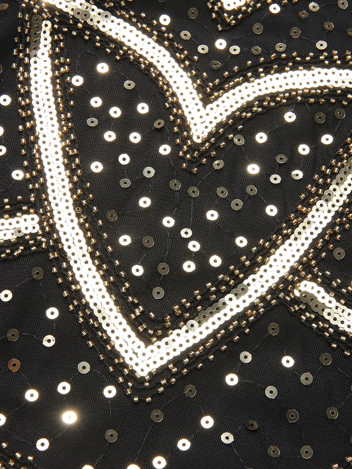 1920s Sequin Beaded Tassel Gastby Dress 8 1920s Sequin Beaded Tassel Gastby Dress - Image 8