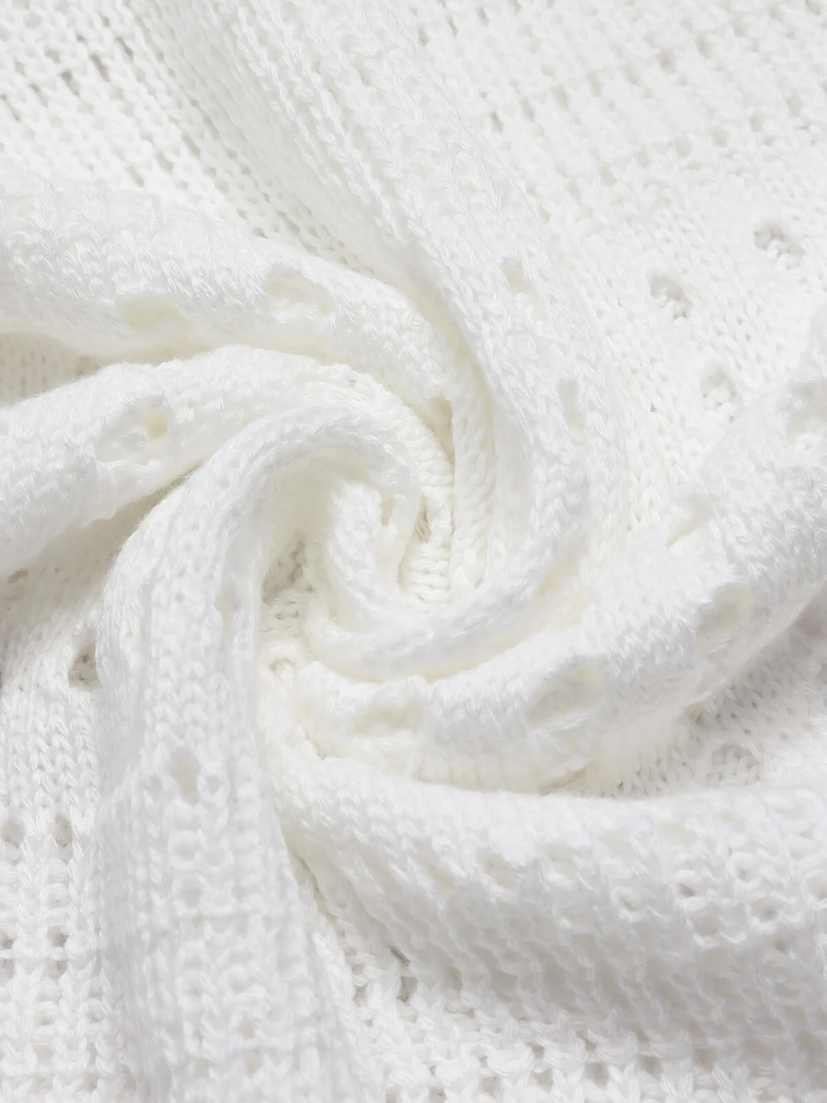 1960s Solid Hollow Out Sleeveless Knit Dress 9 1960s Solid Hollow Out Sleeveless Knit Dress - Image 9