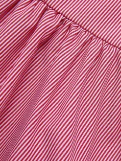 [Pre-Sale] Pink 1950s Pinstripes Tie Collar Dress -Candi Clothing Shop SCHL004234 5