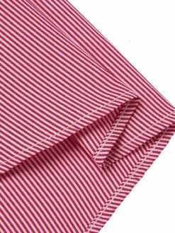[Pre-Sale] Pink 1950s Pinstripes Tie Collar Dress -Candi Clothing Shop SCHL004234 6