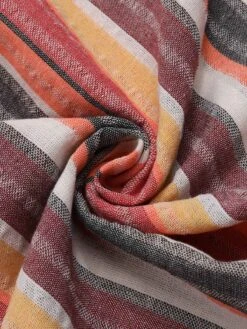 1950s Round Halter Antique Stripe Dress 7 1950s Round Halter Antique Stripe Dress -Candi Clothing Shop SCHL004268 4