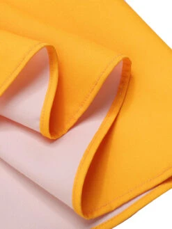 [Pre-Sale] Yellow 1960s Floral Bow Sleeveless Dress -Candi Clothing Shop SCHL004458 6