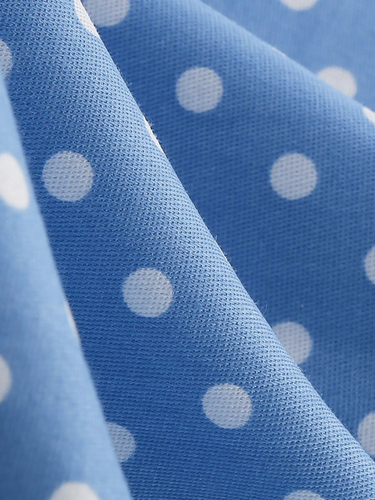 1950s Polka Dots Lace Up Halter Swing Dress 7 1950s Polka Dots Lace Up Halter Swing Dress - Image 7