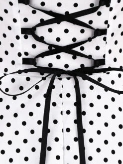 1950s Polka Dots Lace Up Halter Swing Dress 13 1950s Polka Dots Lace Up Halter Swing Dress -Candi Clothing Shop SCHL004485 1 f4e1ea53 4046 4d25 85ab db460aa0e848