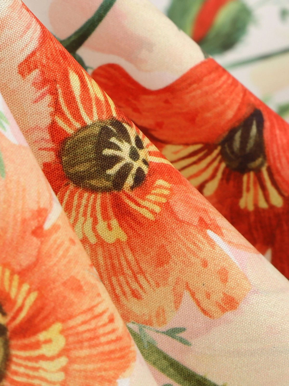 1950s Botanical Print Strap High Waist Dress 14 1950s Botanical Print Strap High Waist Dress - Image 14