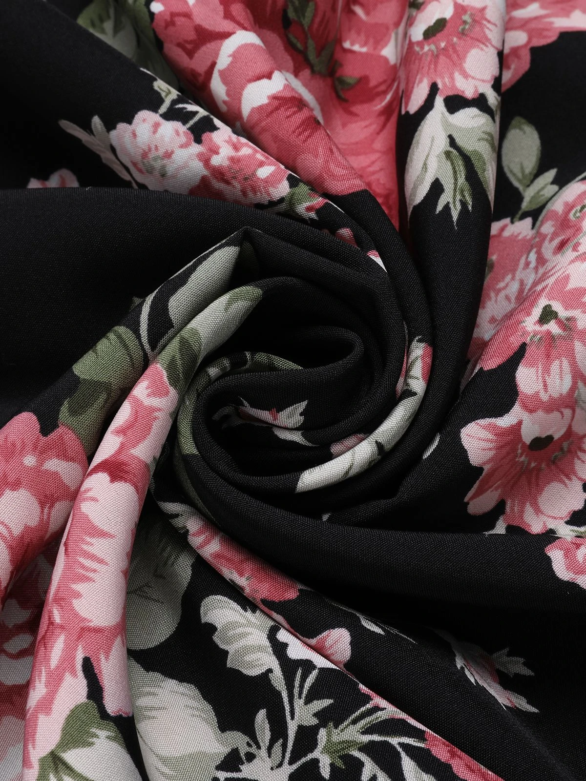 1950s Floral Bow Belt Vintage Dress 4 1950s Floral Bow Belt Vintage Dress - Image 4