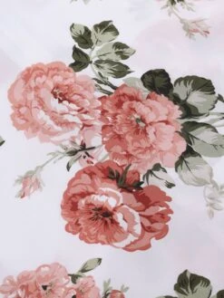 1950s Floral Bow Belt Vintage Dress 18 1950s Floral Bow Belt Vintage Dress -Candi Clothing Shop SCHL004586 9