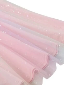 Pink 1950s Halter Mesh Sequined Dress 5 Pink 1950s Halter Mesh Sequined Dress -Candi Clothing Shop SCHL004675 PAT 3