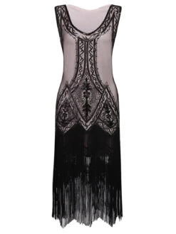 [US Warehouse] 1920s Beaded Fringed Flapper Dress -Candi Clothing Shop SCV000107 PP 1